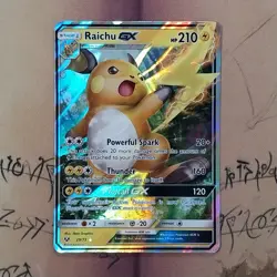Raichu GX 29/73 Shining Legends Holo NM Pokemon Card English - Image 1