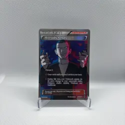 Giovanni's Scheme 162/162 Pokemon Breakthrough Full Art Ultra Rare Card TCg - Image 1