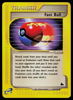 Pokemon Card - Fast Ball Skyridge 124/144 Uncommon - Image 1