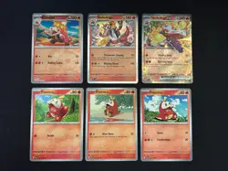 Pokemon TCG Fuecoco Evolution Line Lot: 6 Card Collection Set - Image 1