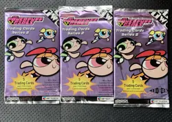NEW Powerpuff Girls Series 2 1st Edition Trading Cards Pack ×3 Artbox - Image 1