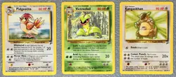 Pokemon Base Set 2 Non Holo RARE WOTC Card Lot x3 LP - Image 1