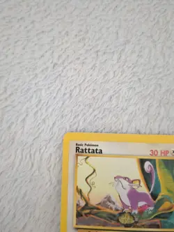 Rattata Base Set Common WOTC 61/102 Pokemon Card - EXCELLENT LP - Image 2