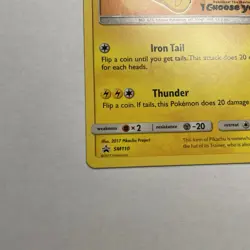 Ash's Pikachu SM109/10/11/12/13/14 Black Star Promo Pokemon Card Mint Condition - Image 5