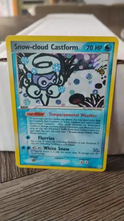 SNOW-CLOUD CASTFORM Hidden Legends POKEMON Holo Foil 2004 Trading Card 25/101 - Image 1