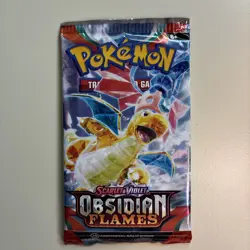 Pokemon SV Obsidian Flames Booster Pack - 10 Cards / Pack - Random Art - SEALED - Image 1