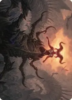 Sheoldred, the Apocalypse Art Card 26 MTG NM - Art Series: Dominaria United - Image 1