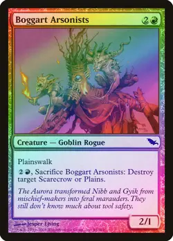 Boggart Arsonists FOIL Shadowmoor NM Red Common MAGIC GATHERING CARD ABUGames - Image 1