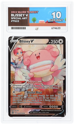 Pokemon Cards Blissey V TG22/TG30 ACE 10 Silver Tempest Sword & Shield GEM MINT - Image 1