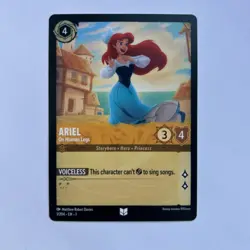 Disney Lorcana Ariel - On Human Legs Demo Card - Rare - Image 1