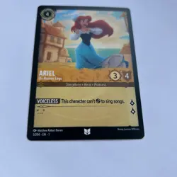 Disney Lorcana Ariel - On Human Legs Demo Card - Rare - Image 2