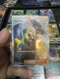 Cynthia SV82/SV94 Hidden Fates: Shiny Vault Holo LP Pokemon TCG Card - Image 2