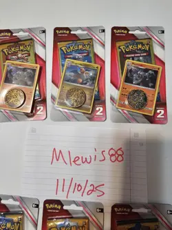 Pokemon TCG Sun & Moon Lot of 6 (2) Mini Packs (3 cards each) w/ promo card - Image 2