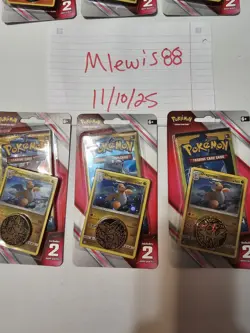 Pokemon TCG Sun & Moon Lot of 6 (2) Mini Packs (3 cards each) w/ promo card - Image 3