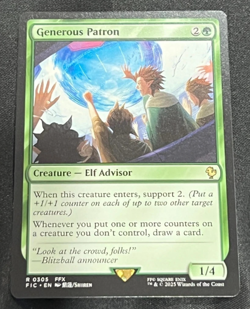 Generous Patron - Commander: FINAL FANTASY (FIC)(305) - MTG - Image 1