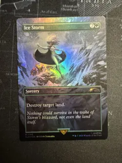 2024 MTG Secret Lair Marvel's Storm Rainbow Foil #1745 Ice Storm - Image 1