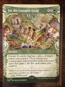 MTG - Bloomburrow - For the Common Good Showcase Rare - 321 - NM-Mint! - Image 1