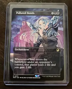 MTG - Polluted Bonds - Anime Borderless - Wilds of Eldraine - Enchanting Tales - Image 1