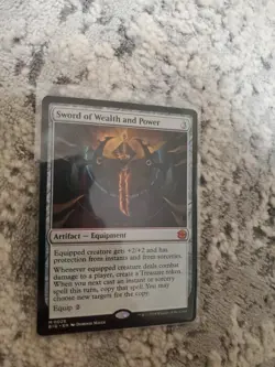 Sword of Wealth and Power BIG The Big Score MTG 26 MYTHIC M/NM 1x NO TRACKING - Image 1