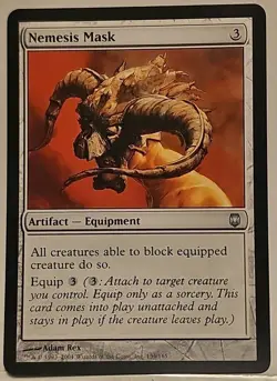 🔥🔥 Nemesis Mask 🔥🔥 MTG Darksteel 🌟RARE🌟 Regular MT/NM Magic The Gathering - Image 1