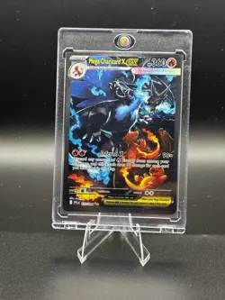 Pokemon Mega Charizard X EX 125/094 SIR English Phantasmal Flames NM Pack Fresh - Image 1