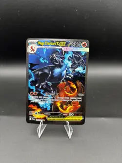 Pokemon Mega Charizard X EX 125/094 SIR English Phantasmal Flames NM Pack Fresh - Image 2