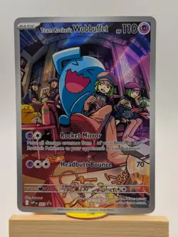 Pokemon TCG Team Rockets Wobbuffet #203 Promo Holo - JA108 - Image 1