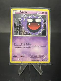 Gastly XY132 Black Star Promo Cosmos Holo Pokemon Card LP - Image 1