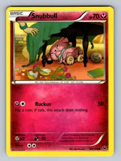 Snubbull 68/124 Common XY - Fates Collide NM - LP Pokemon TCG - Image 1
