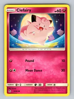 Clefairy (39) 39/68 Common Hidden Fates NM - LP Pokemon TCG - Image 1