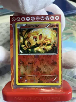 Pokemon - Chimchar - 15/135 - Common - Reverse Holo - BW Plasma Storm - NM - Image 1