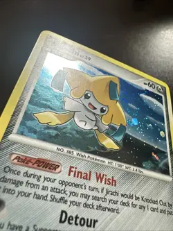 Jirachi LV. 39 Holo 7/111 MP Pokemon TCG Rising Rivals - Image 4