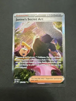 Pokemon TCG Janine's Secret Art Prismatic Evolutions Sir 173/131 NM/M - Image 1