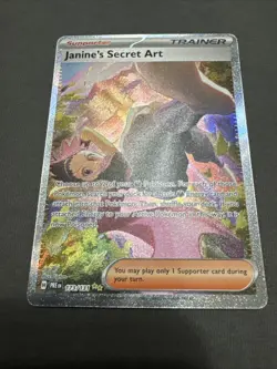 Pokemon TCG Janine's Secret Art Prismatic Evolutions Sir 173/131 NM/M - Image 2