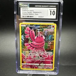 Pokemon TCG Crown Zenith Galarian Gallery Oricorio GG04/GG70 CGC 10 PSA 10 - Image 1