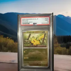 PSA 9 -Pikachu Master Ball Reverse Holo, 025/165, JPN,Pokemon 151 - Image 1