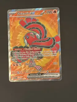 Pokemon Oricorio ex 110/094 Phantasmal Flames Holo Ultra Rare Full Art 2025 NM - Image 1