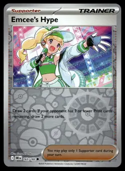 EMCEE'S HYPE 163/182 COMMON DESTINED RIVALS POKEMON - Image 1