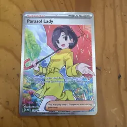 Parasol Lady 238/182 Paradox Rift Full Art Holo Secret Rare Pokemon - Image 1