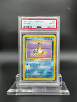 1999 Pokemon Fossil PSA 10 Lot - Lapras #25 + Aerodactyl #16 (Non-Holo) - Image 1