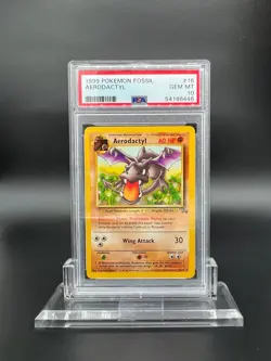 1999 Pokemon Fossil PSA 10 Lot - Lapras #25 + Aerodactyl #16 (Non-Holo) - Image 3