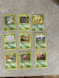 Vintage Pokemon Binder Collection Base Set NM-HP Condition 1999 WOTC TCG Lot #3 - Image 1