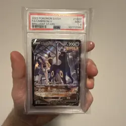 2022 POKEMON BRILLIANT STARS #TG22/TG30 UMBREON V FULL ART TRAINER GALLERY PSA 9 - Image 1