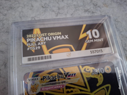Pokemon TCG Pikachu VMAX TG29/TG30 Lost Origin - Ace 10 - Perfect Subgrades - Image 2