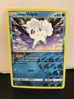 Alolan Vulpix 39/236 Pokemon Cosmic Eclipse Reverse Holo Common - Image 1