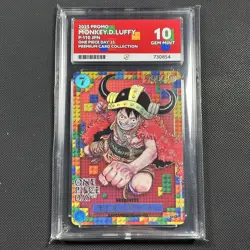 2025 One Piece Monkey D. Luffy P-110 One Piece Day 25 Promo Japanese ACE 10 💎 - Image 1