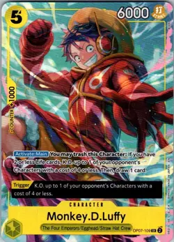 One Piece | One Piece Pr | Monkey.D.Luffy (Illus Box Vol.3) | SR | OP07-109 | NM - Image 1