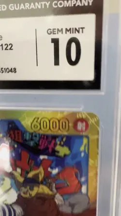 One Piece Soge king OP03-122 Mighty Enemies Secret Rare JPN CGC Gem Mint 10 - Image 2