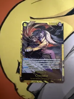 Crocodile -OP14-120 SEC One Piece TCG The Azure Sea's Seven Foil - Image 1