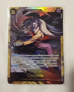 Crocodile OP14-120 (SEC) - The Azure Seas Seven - One Piece TCG - English NMT! - Image 1